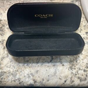 Coach eye glass carrying case